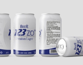 Lon Beer 123 ZO Premium Lager 330ml